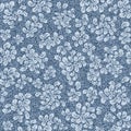 Pattern with denim jeans background Royalty Free Stock Photo
