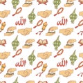 Ramadan Doodle Pattern