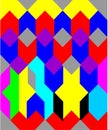 Pattern design geometric abstract many shape