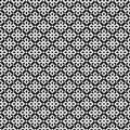 Pattern design geometric seamless abstract texture vogue background black and white vector Royalty Free Stock Photo