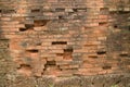 Pattern of decayed brick wall texture Royalty Free Stock Photo