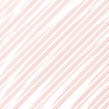 Pattern of diagonal abstract coral stripes on white background. Print for clothes. Bright designer element Royalty Free Stock Photo