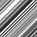Pattern with diagonal oblique black stripes 8360, modern stylish image. Royalty Free Stock Photo