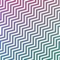 Vector Interlacing Diagonal Purple Blue Green and White Zigzag Stripes Texture Background