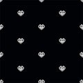 Seamless vector hipster pattern with diamonds and gems Royalty Free Stock Photo