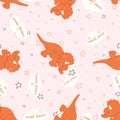 Pattern dinosaur sleep