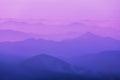 Pattern of distant mountain layers Royalty Free Stock Photo