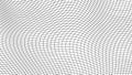 Pattern dynamic grid, thin grid curve, geometric flex wavy lines