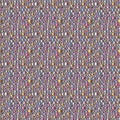 Pattern Easter eggs multicolored painted different size on delicate background. Generated AI Royalty Free Stock Photo