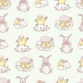 Pattern of easter pictures