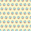 Cupcake - emoji pattern 24