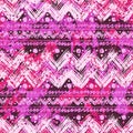 Pattern With Ethnic And Tribal Motifs