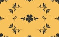 classical floral and ornament seamless pattern textile vector For prints, fabric, textile products, clothes, bed linen