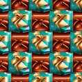 Gift theme pattern Royalty Free Stock Photo