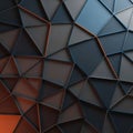 Pattern featuring an array of interconnected triangular and polygonal Royalty Free Stock Photo