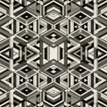 Pattern featuring a complex, repetitive arrangement of interlocking Royalty Free Stock Photo