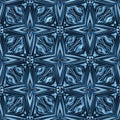 Pattern featuring repeating star and hexagonal shapes in varying shades Royalty Free Stock Photo