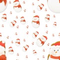 A pattern from the figure of a snowman