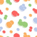 pattern figured colored soap bubbles Royalty Free Stock Photo