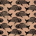 Pattern with fish