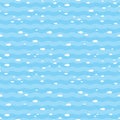 Pattern fish swimming in blue sea. Fish pattern Royalty Free Stock Photo