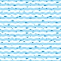Pattern fish swimming in blue sea. Fish pattern Royalty Free Stock Photo