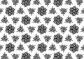 Pattern Floral and Geometric Elements. Seamless Floral Ethnic Pattern. Arabic Indian Motifs Abstract Floral Ornament Thin Line. Royalty Free Stock Photo