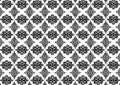 Pattern Floral and Geometric Elements. Seamless Floral Ethnic Pattern. Arabic Indian Motifs Abstract Floral Ornament Thin Line. Royalty Free Stock Photo