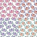 Pattern flower folk Royalty Free Stock Photo