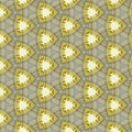 Pattern Flower Kaleidoscope triangle Pattern, effect 3d