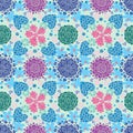 Pattern flowers colorfull