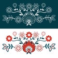 Pattern folk Royalty Free Stock Photo