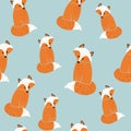 Pattern with fox