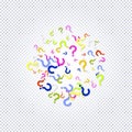 Pattern frame of question marks