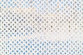 pattern of frost-covered chainlink fence Royalty Free Stock Photo