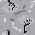 Pattern Fuchs im Wald Royalty Free Stock Photo