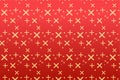 Pattern with geometric elements in red-gold tones, abstract background for design Royalty Free Stock Photo