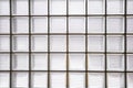 Pattern of glass block wall Royalty Free Stock Photo