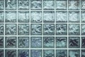 Pattern of glass block wall for background Royalty Free Stock Photo