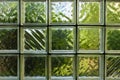 Pattern of glass block wall Royalty Free Stock Photo