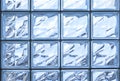 Pattern of glass block wall Royalty Free Stock Photo