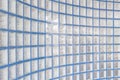Pattern of glass block wall texture Royalty Free Stock Photo