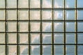 A pattern of glassbox in wall picture for background Royalty Free Stock Photo