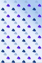 Pattern on the gradient. Content for the designer Royalty Free Stock Photo