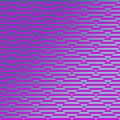 Pattern on the gradient. Optical illusion pattern. Lilac base. Content for the designer Royalty Free Stock Photo