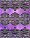 Pattern graphic black watercolor violet graphic line