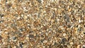 Pattern of gravel stones