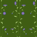 pattern green flower blue flora Wallpaper abstraction