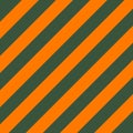 Pattern green and orange slanting strips