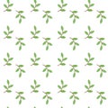 Pattern with green sprig